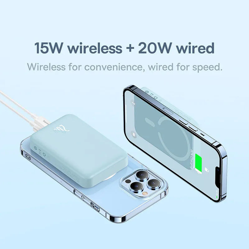 Magnetic Wireless Power Bank For IPhones - Dystrus