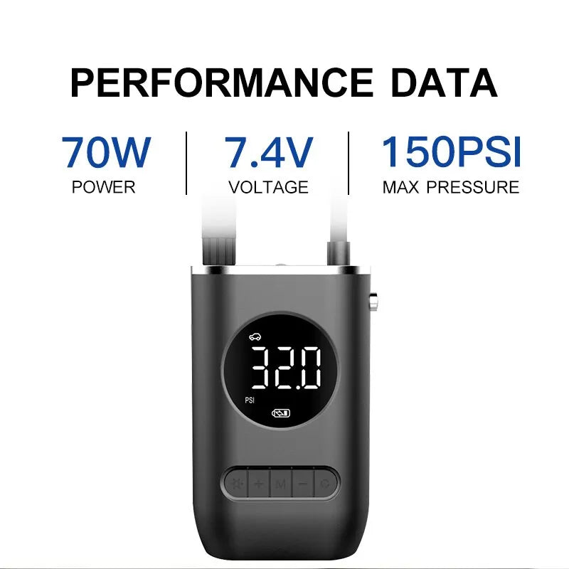 Ultra-Mini Digital Air Pump - Dystrus